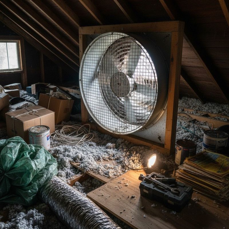 Attic Exhaust Fan Repair