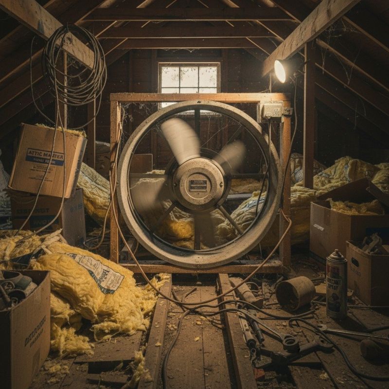 Attic Fan Motor Repair