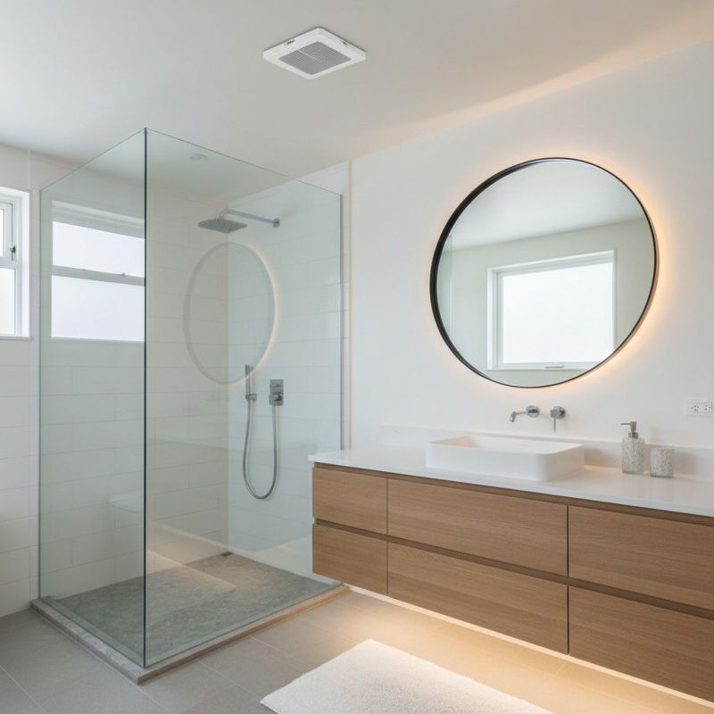 Bathroom Fan Installation detail