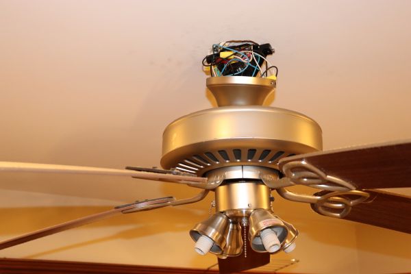 Hanging Fan Installation in Albany